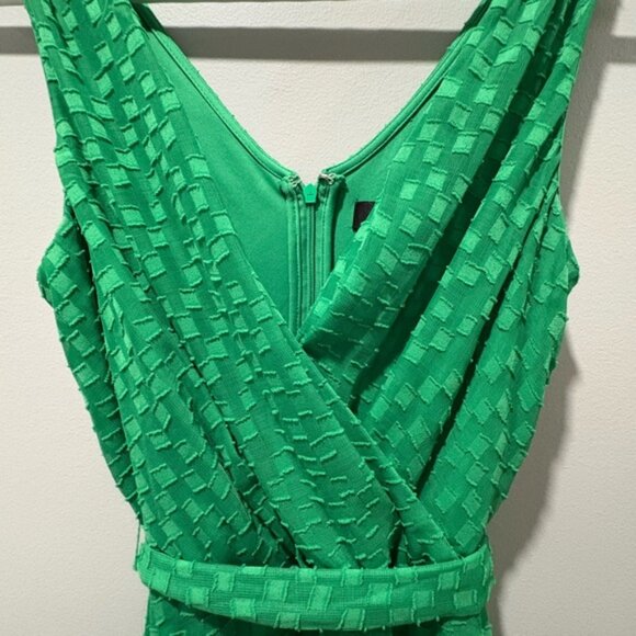 DKNY Vibrant Green Asymmetrical Dress - Picture 2 of 5